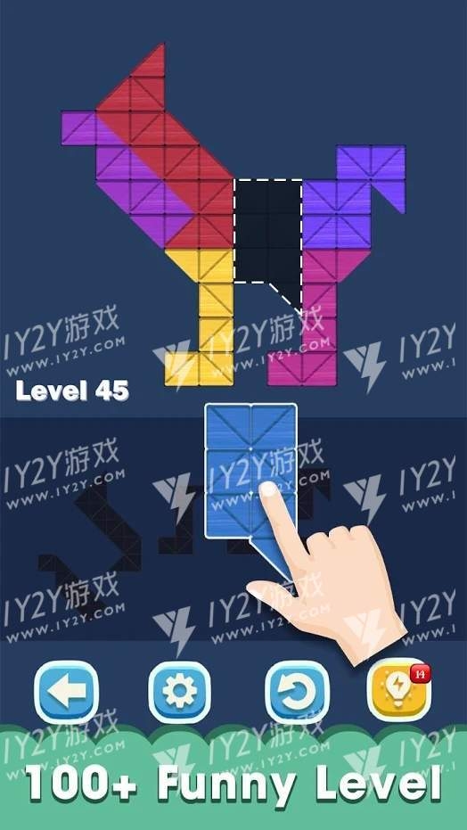 方块六边形拼图截图