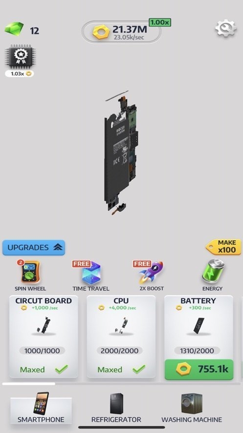 闲置技术游戏截图