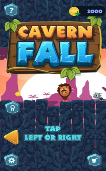 洞穴瀑布游戏截图