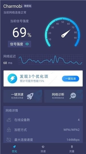 WiFi性能测试截图