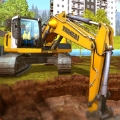 挖掘机和铲斗模拟游戏