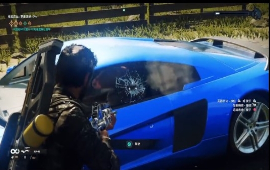 一只奶牛拿着枪游戏截图