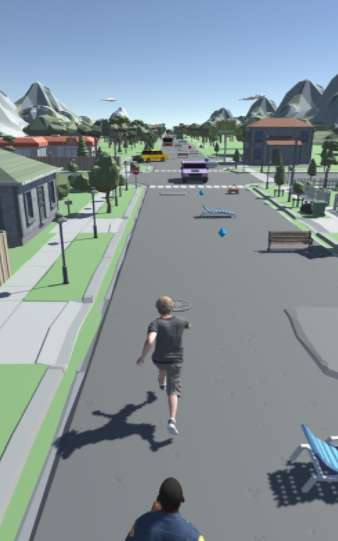 街道跑步者3D游戏截图