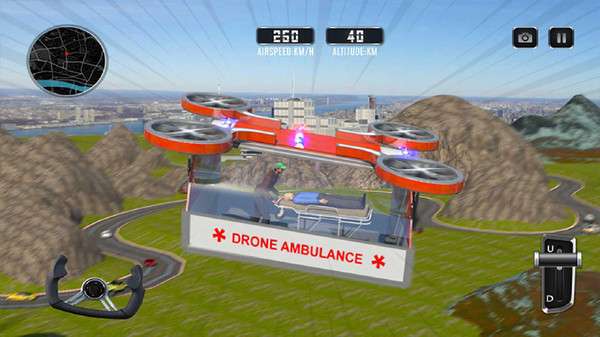 无人机救护车模拟器2020游戏截图