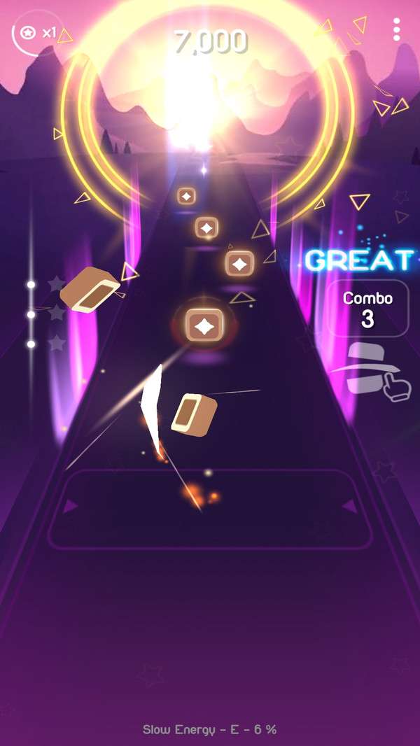 横切音符游戏截图