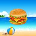 沙滩汉堡小厨游戏