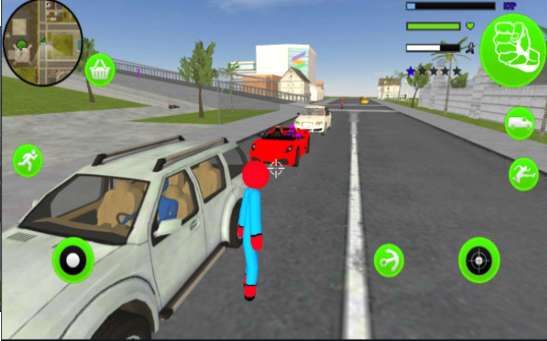 火柴人正义绳索游戏截图