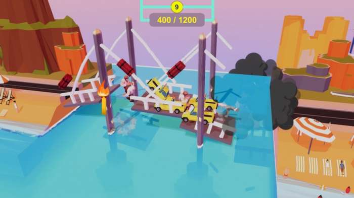 Bridge Blast 3D游戏截图