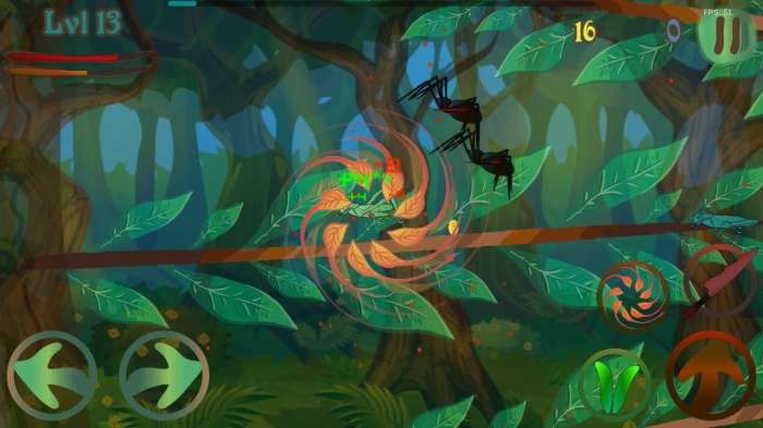 昆虫历险记跳跃蚂蚱游戏截图