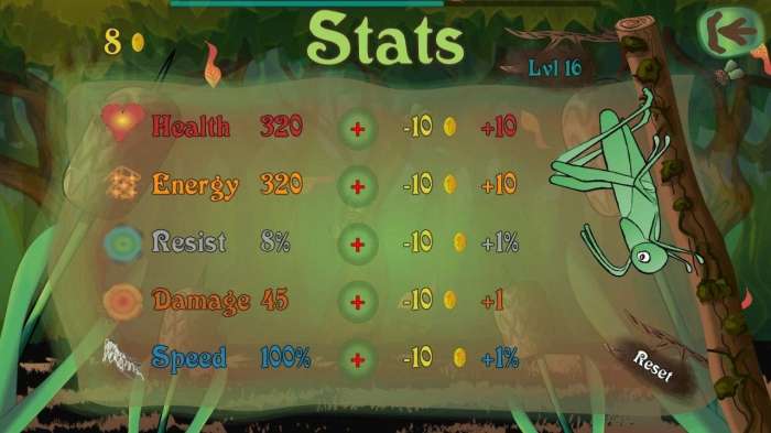 昆虫历险记跳跃蚂蚱游戏截图