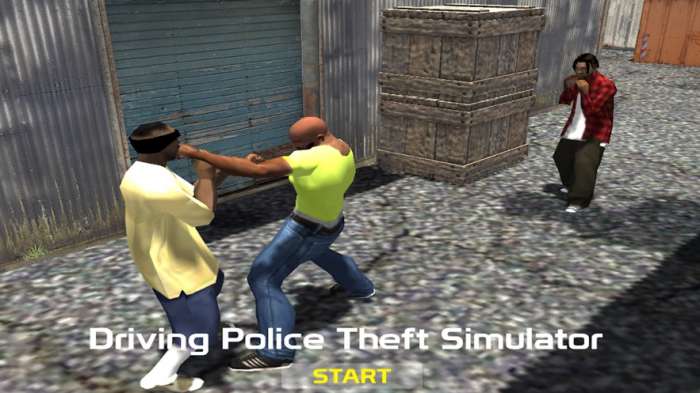 驾驶警察盗窃模拟器游戏截图