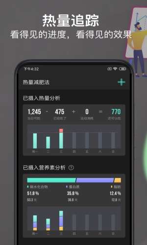 热量减肥法截图