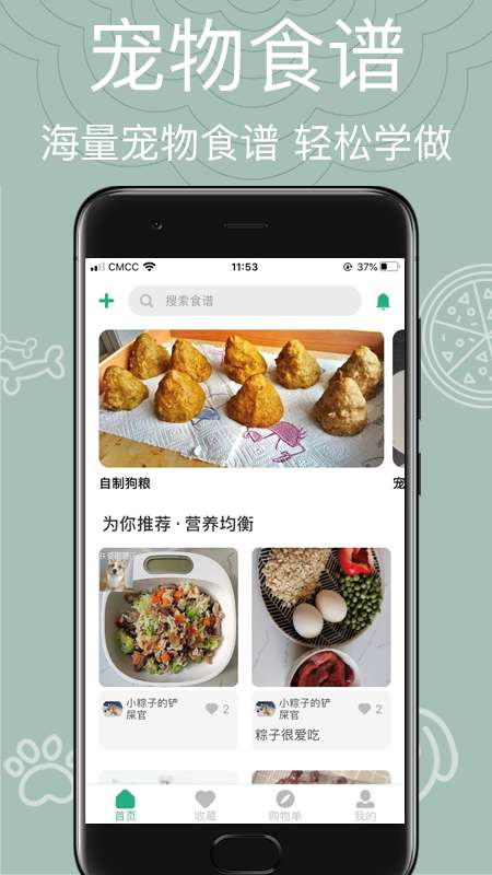 宠物食谱app截图