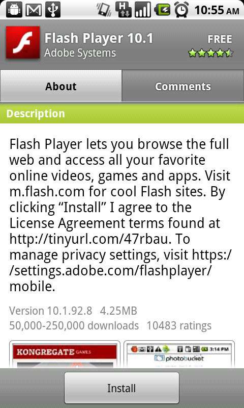 Adobe Flash Player截图