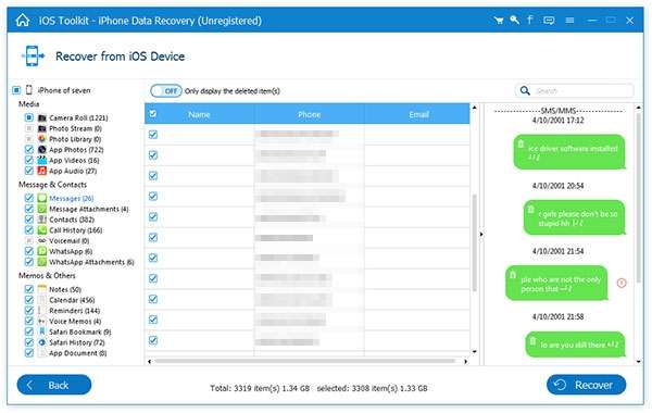 iOS Data Recovery截图