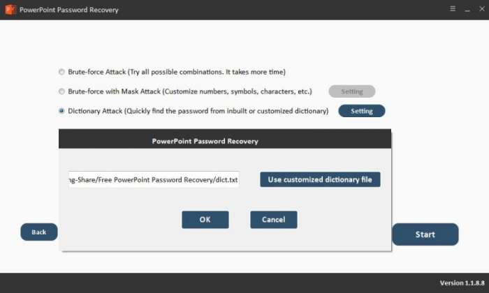 免费PowerPoint密码恢复截图