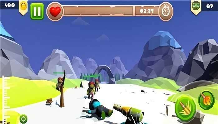 加农炮射击3d截图