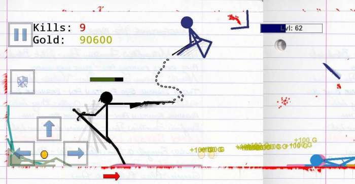 手绘火柴人格斗截图