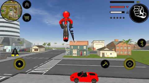 火柴人绳索英雄破解版截图