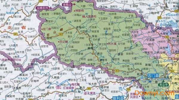 湖南常德地图全图截图