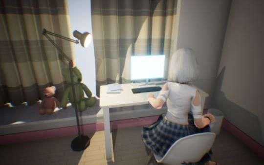 女朋友模拟器 能和女生互动游戏截图