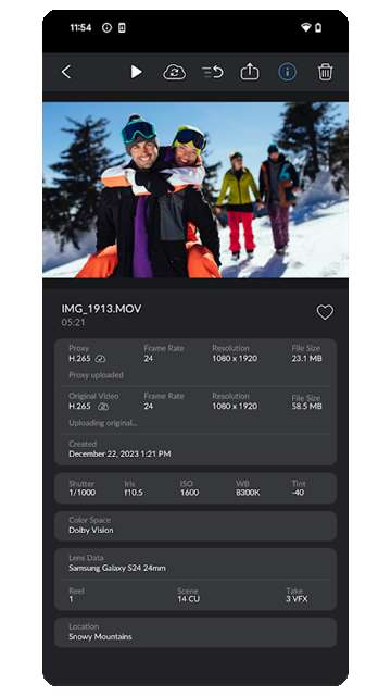 blackmagic camera截图