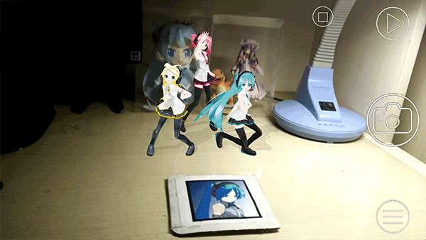 初音扩展现实相机截图