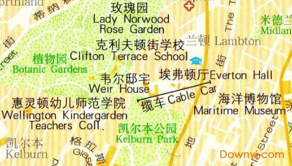 新西兰惠灵顿高清地图截图