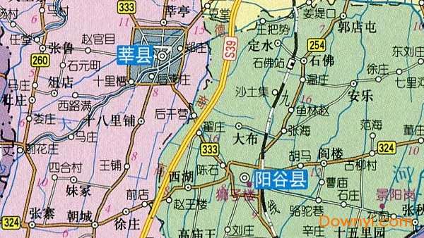 山东聊城市地图全图截图