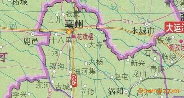 安徽省地图高清版截图