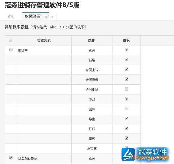 冠森进销存管理软件网络版截图