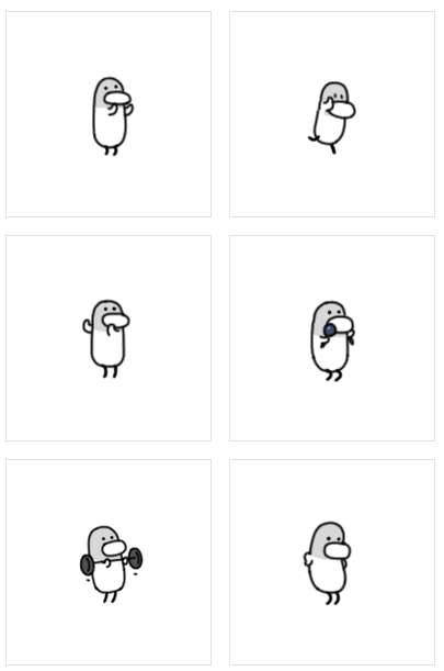 长条德qq表情包截图