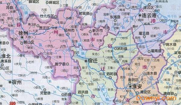 江苏省政区图高清全图截图