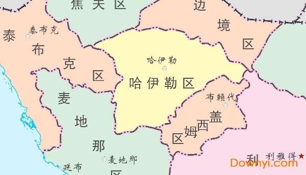 沙特阿拉伯地图高清版截图