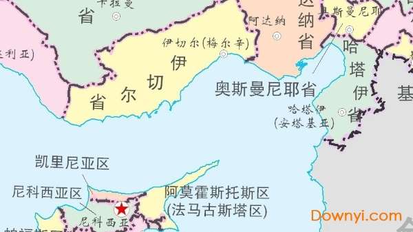 塞浦路斯地图全图高清版截图