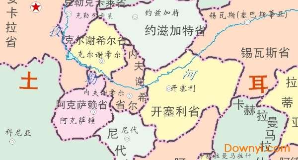 土耳其旅游地图截图