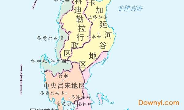 菲律宾地图高清版大图截图