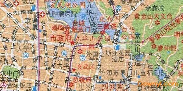 南京市电子地图高清版截图