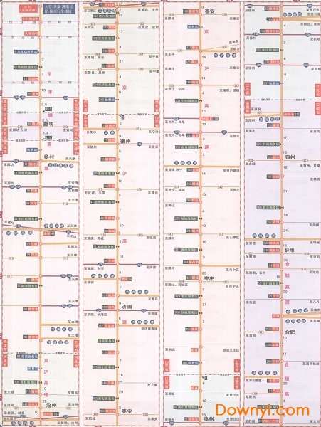 北京福州高速公路线路图高清版截图