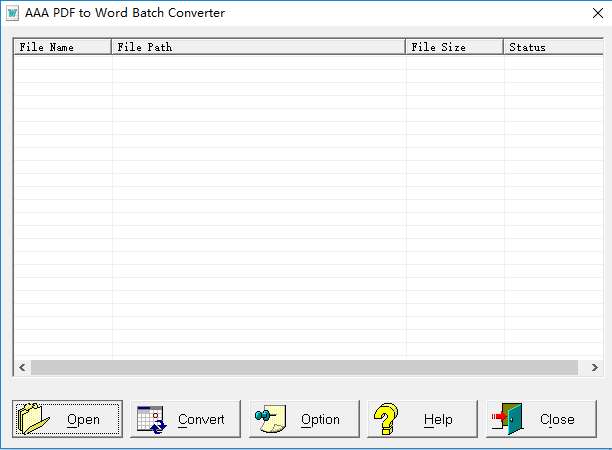 aaa pdf to word batch converter(pdf转word工具)截图