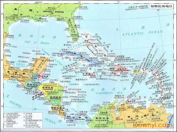 加勒比海高清地图截图