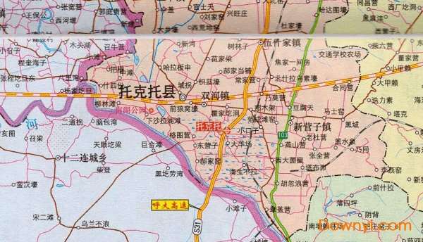 呼和浩特市地图高清版截图