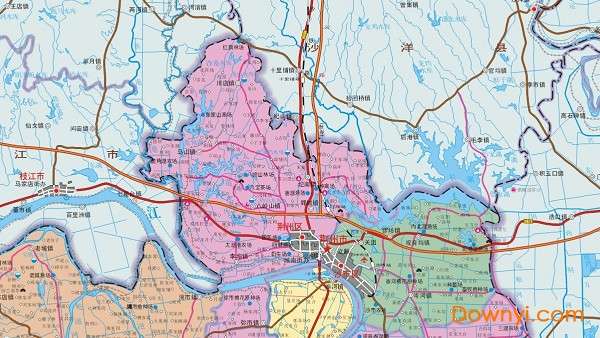 湖北荆州地图全图截图