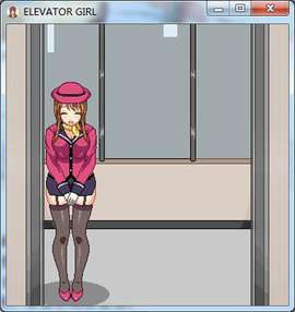 电梯女孩像素游戏截图