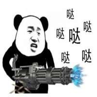 社会王加特林打个鸡没问题表情包 
