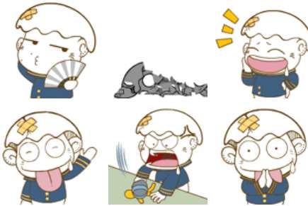 阿呆动态表情包截图