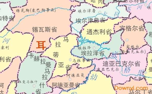 土耳其旅游地图截图