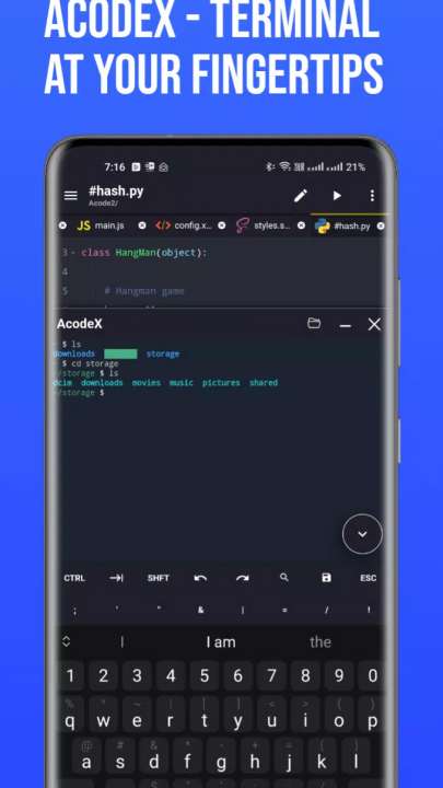 Acode截图