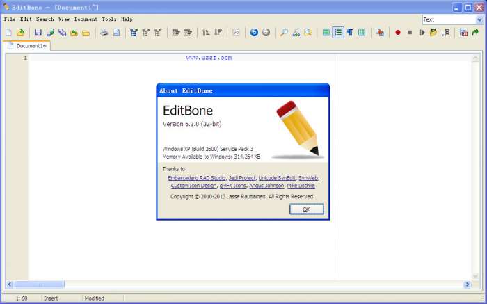 多语言脚本文本编辑器(EditBone)截图