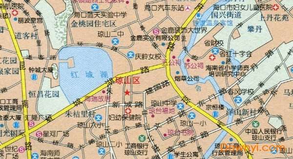 海口地图全图高清版截图